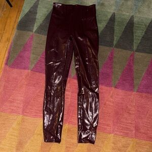 SPANX Faux Patent Leather Leggings
